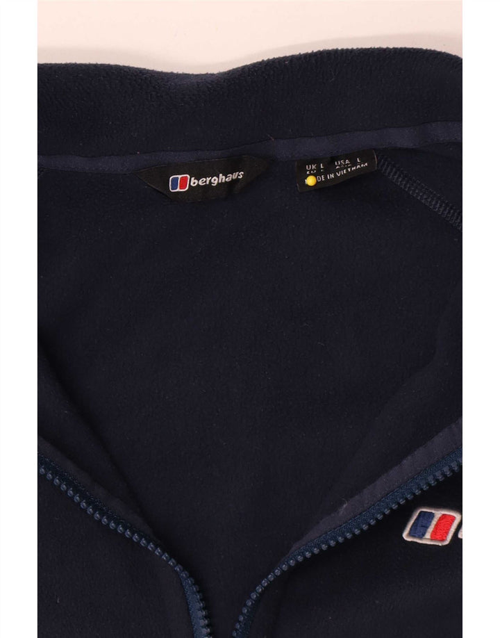 Giacca in pile da uomo Berghaus UK 40 grande poliestere blu navy