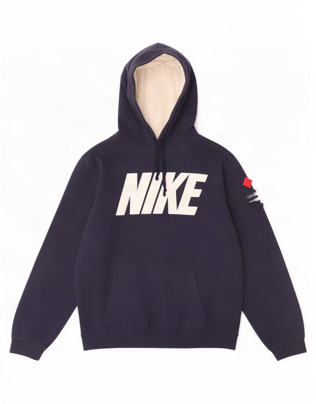 Felpa con cappuccio grafica Nike da uomo medio blu navy