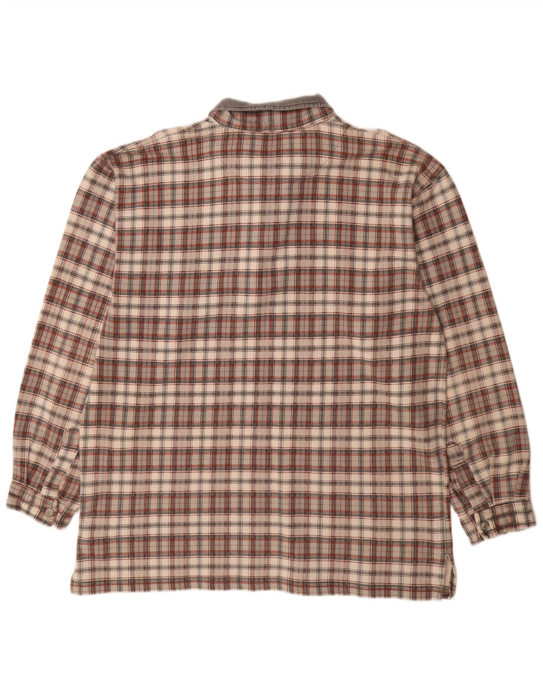 Polo Take Five da uomo a maniche lunghe XL in cotone a quadri multicolore