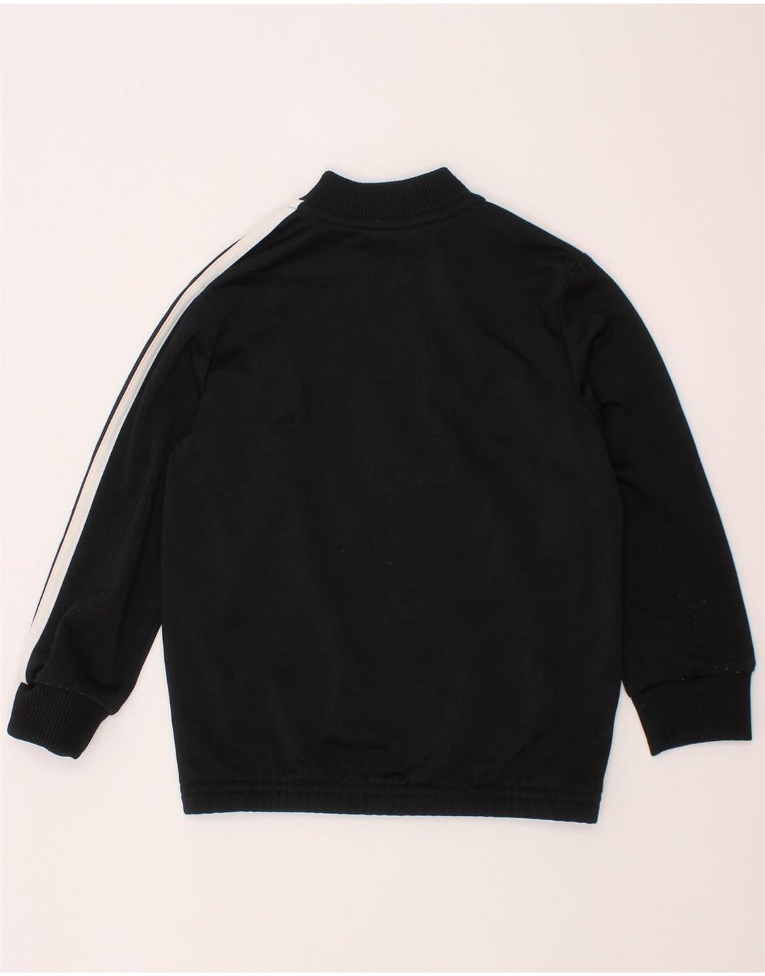 Giacca da tuta ADIDAS da ragazzo 4-5 anni in poliestere color block nero