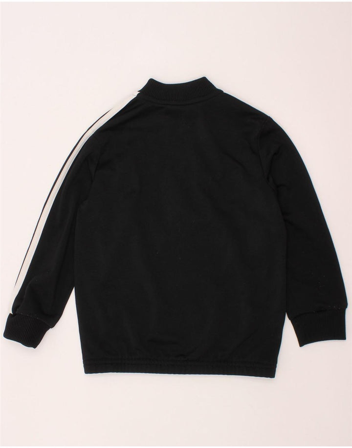Giacca da tuta ADIDAS da ragazzo 4-5 anni in poliestere color block nero