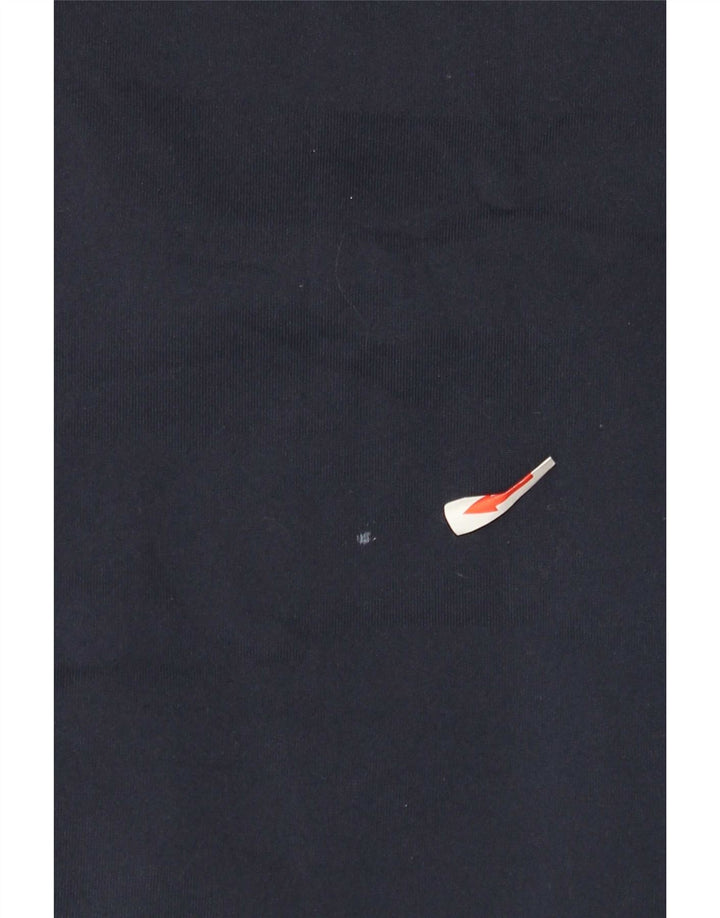 Maglione con cappuccio con zip grafica da uomo Tommy Hilfiger grande poliestere blu navy