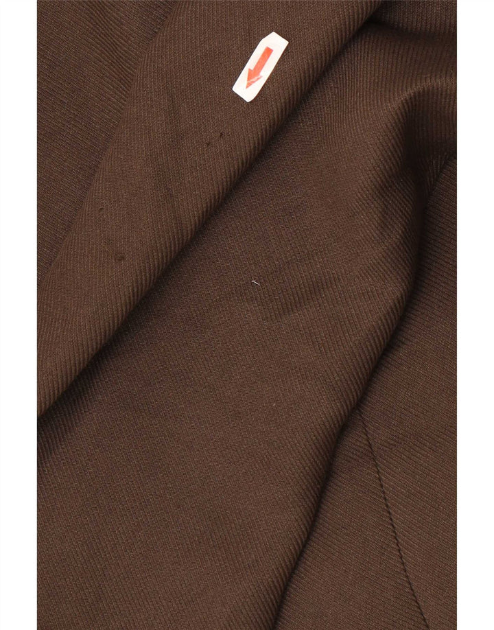 Cappotto oversize da donna Zara UK 14 Poliestere marrone medio