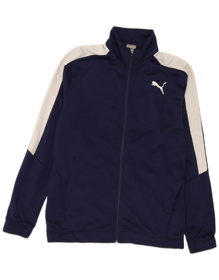 Giacca da tuta da uomo Puma 2XL Blu Navy Colourblock