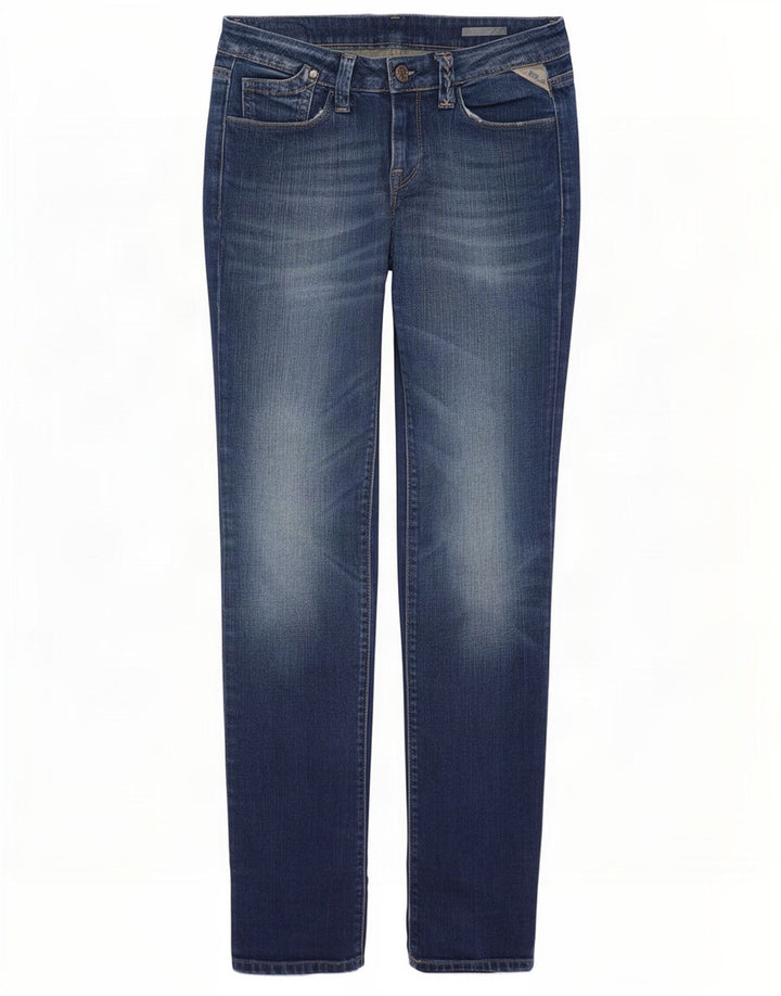 Jeans slim da donna Replay W26 L32 cotone blu