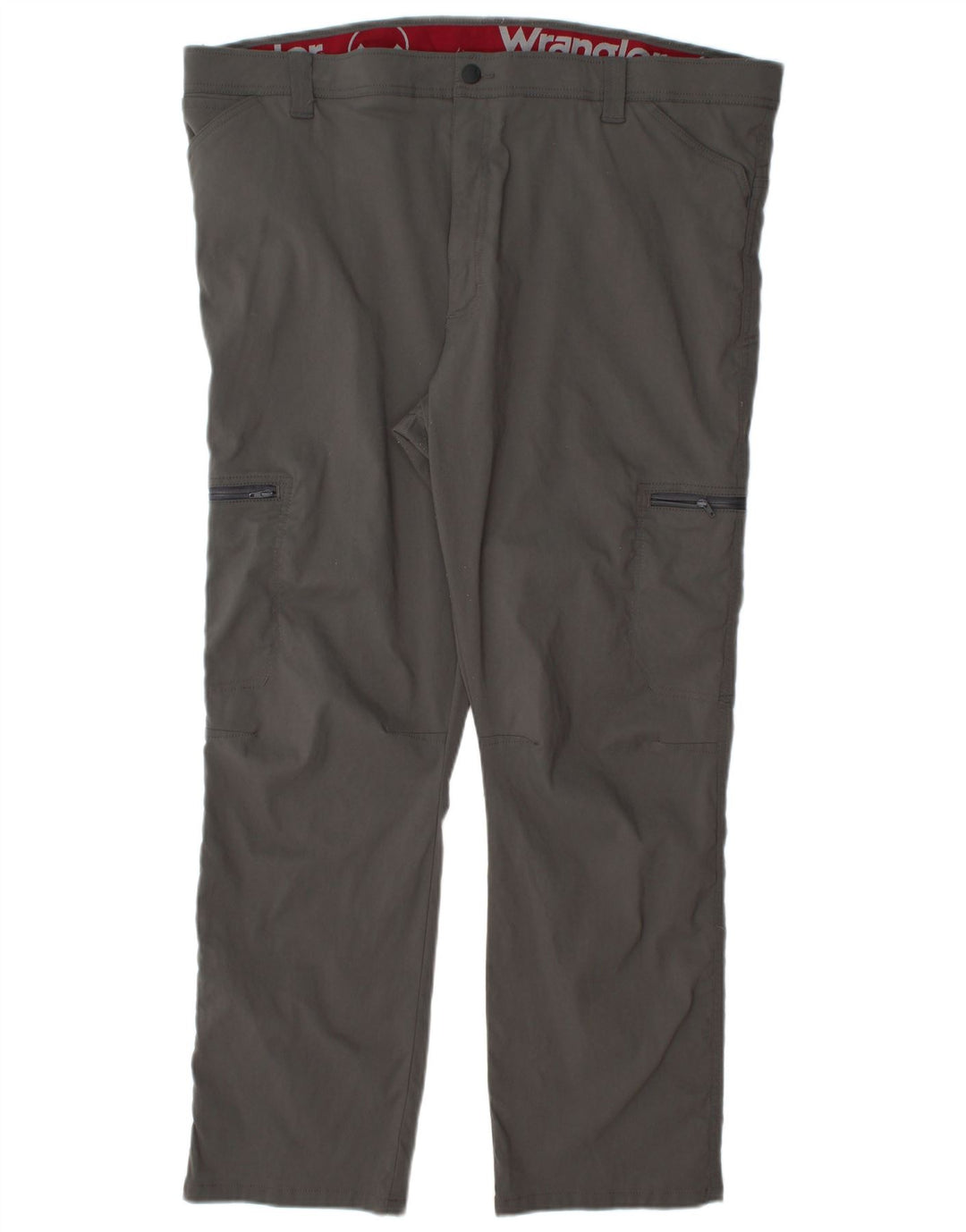 Pantaloni cargo dritti da uomo WRANGLER W44 L30 nylon grigio