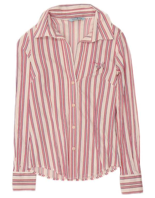 Camicia da donna Guess By Marciano EU 40 Cotone a righe rosa medio