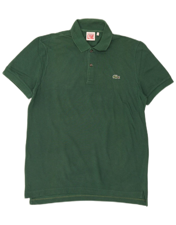 Polo da uomo Lacoste taglia 3 piccola in cotone verde