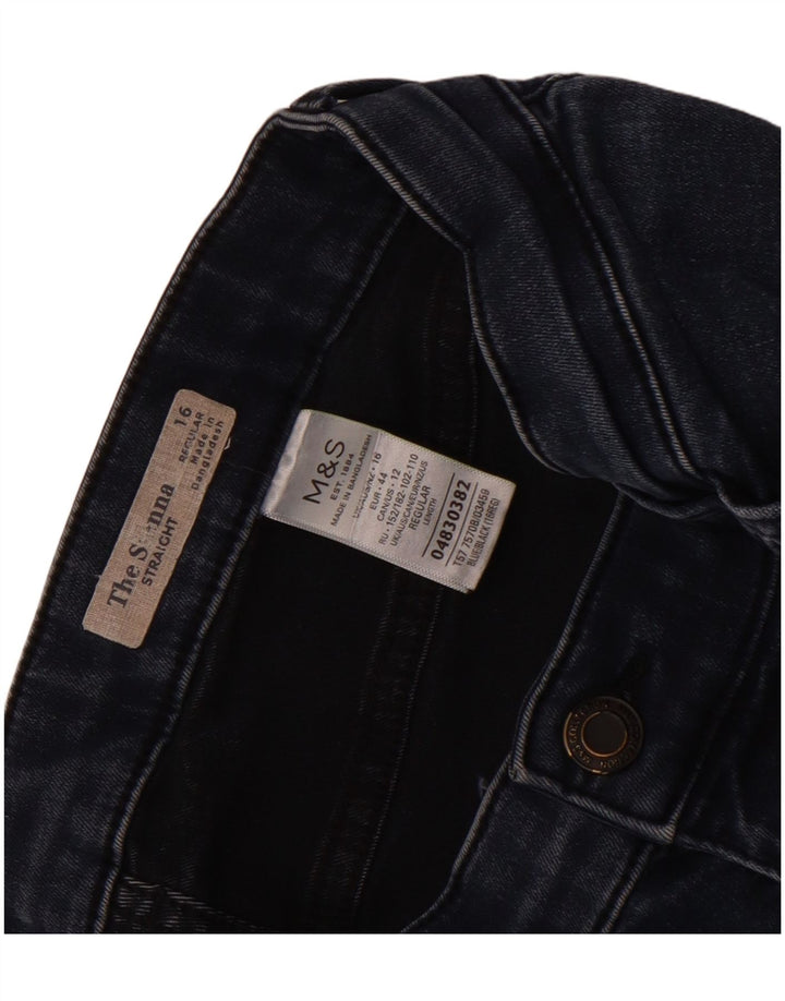 Marks & Spencer Jeans dritti da donna The Sienna UK 16 Large W32 L29 Blu