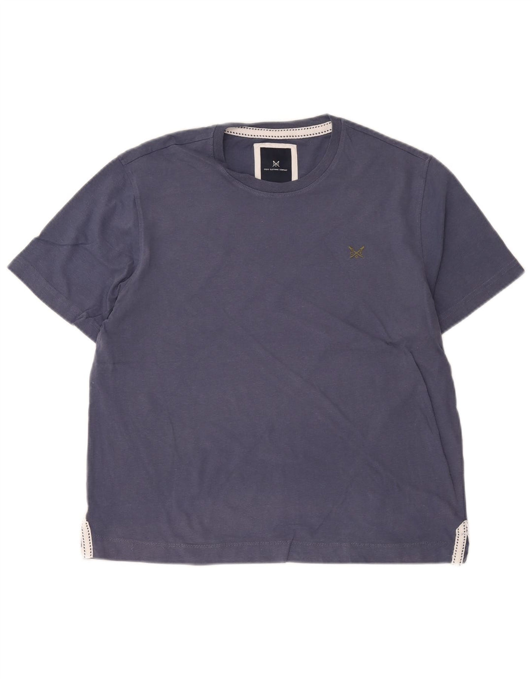 Crew Clothing T-shirt da uomo Top grande blu
