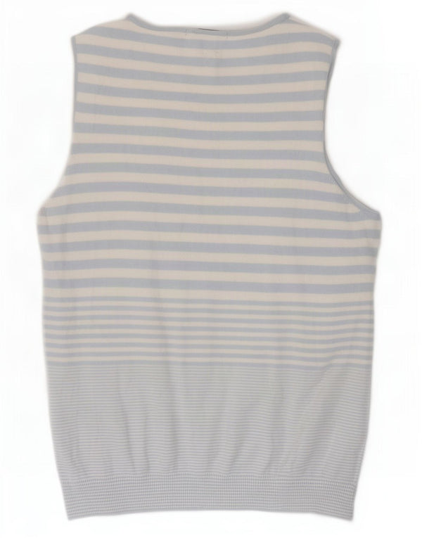 Gap Canottiera da donna Canotta UK 12 Cotone a righe blu medio
