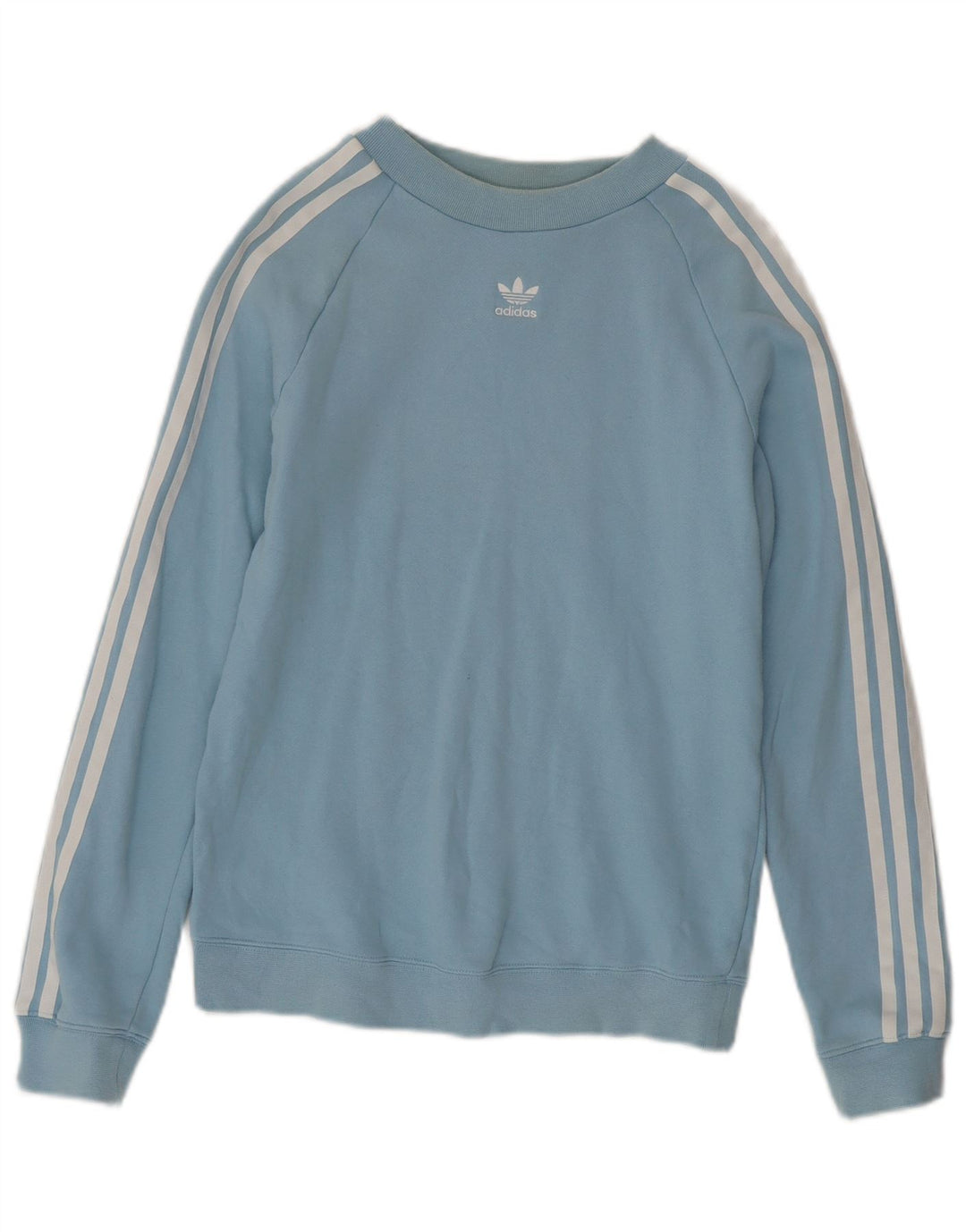 Felpa da donna Adidas Jumper UK 10 Small Blue Cotton