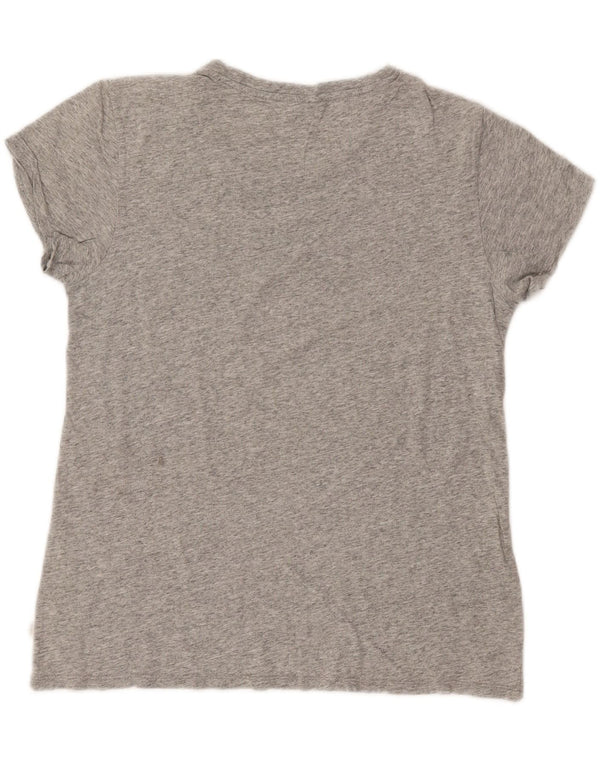 T-shirt grafica da donna LEVI'S UK 12 Grigio medio chiazzato