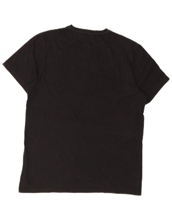ELLESSE T-shirt da uomo Top in cotone nero medio