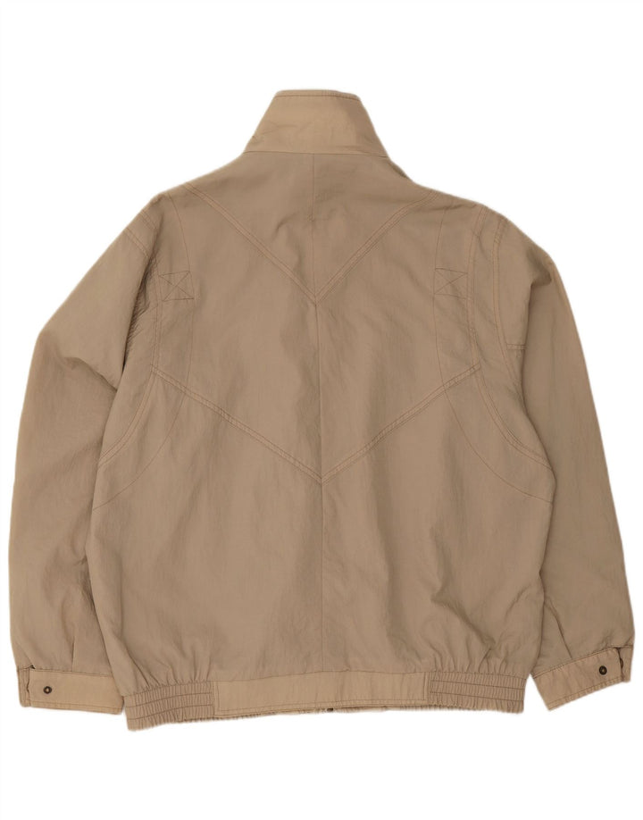 Giubbotto bomber da uomo vintage UK 42 XL Poliestere beige