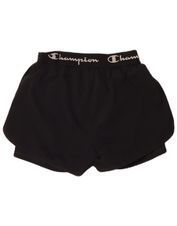 Pantaloncini sportivi grafici da donna Champion UK 18 XL poliestere nero