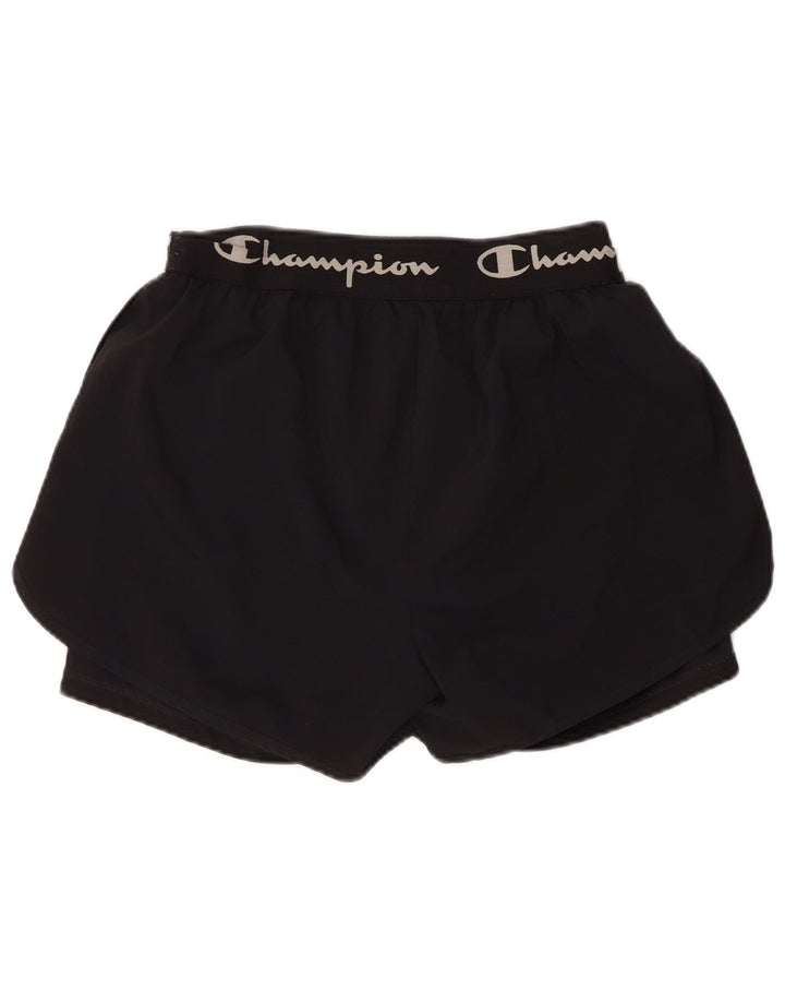 Pantaloncini sportivi grafici da donna Champion UK 18 XL poliestere nero