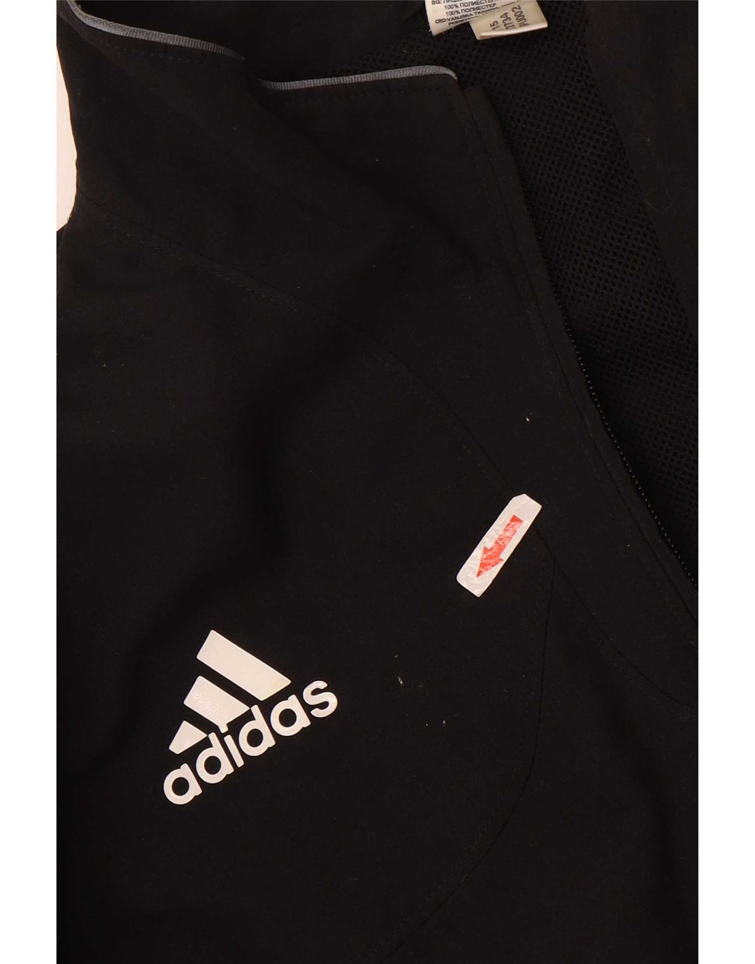 Giacca da tuta da uomo Adidas UK 48/50 XL poliestere nero