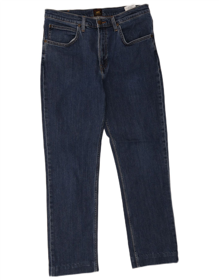 Jeans dritti da uomo Lee Brooklyn W34 L29 cotone blu