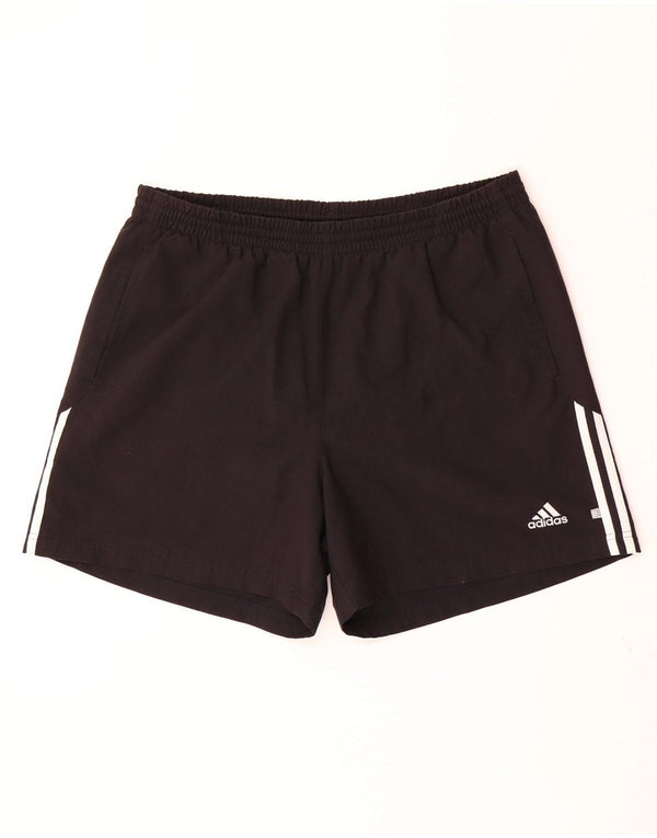 Pantaloncini sportivi da uomo ADIDAS XL neri in poliestere