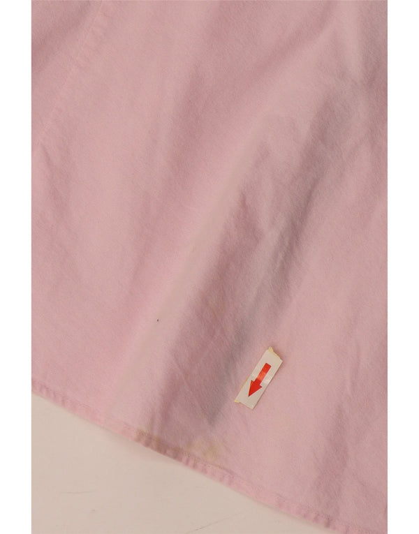 Crew Clothing Camicia da donna dalla vestibilità classica UK 16 Large Rosa Cotone