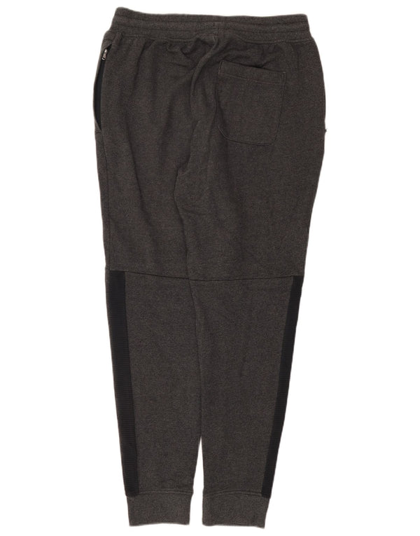 Under Armour Mens Tracksuit Trousers Joggers Large Grey Colourblock Cotton