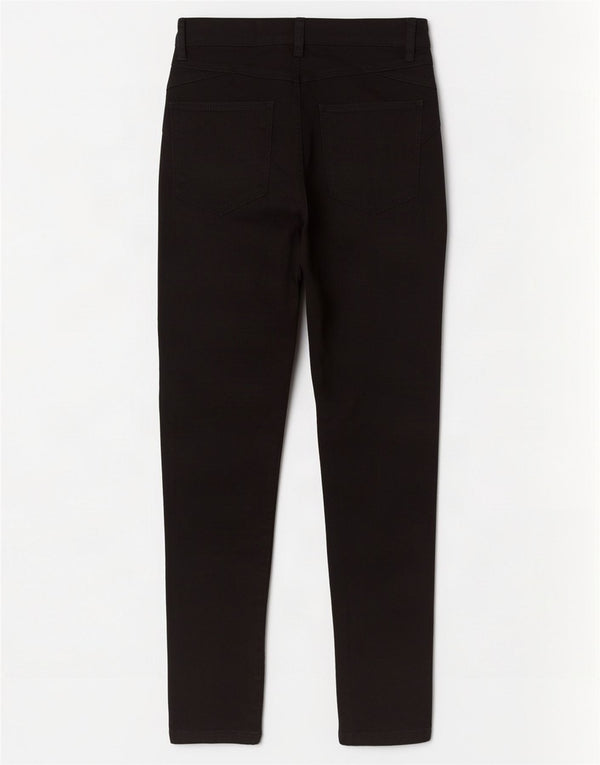 Jeans skinny da donna Marks & Spencer UK 12 medio W30 L28 cotone nero