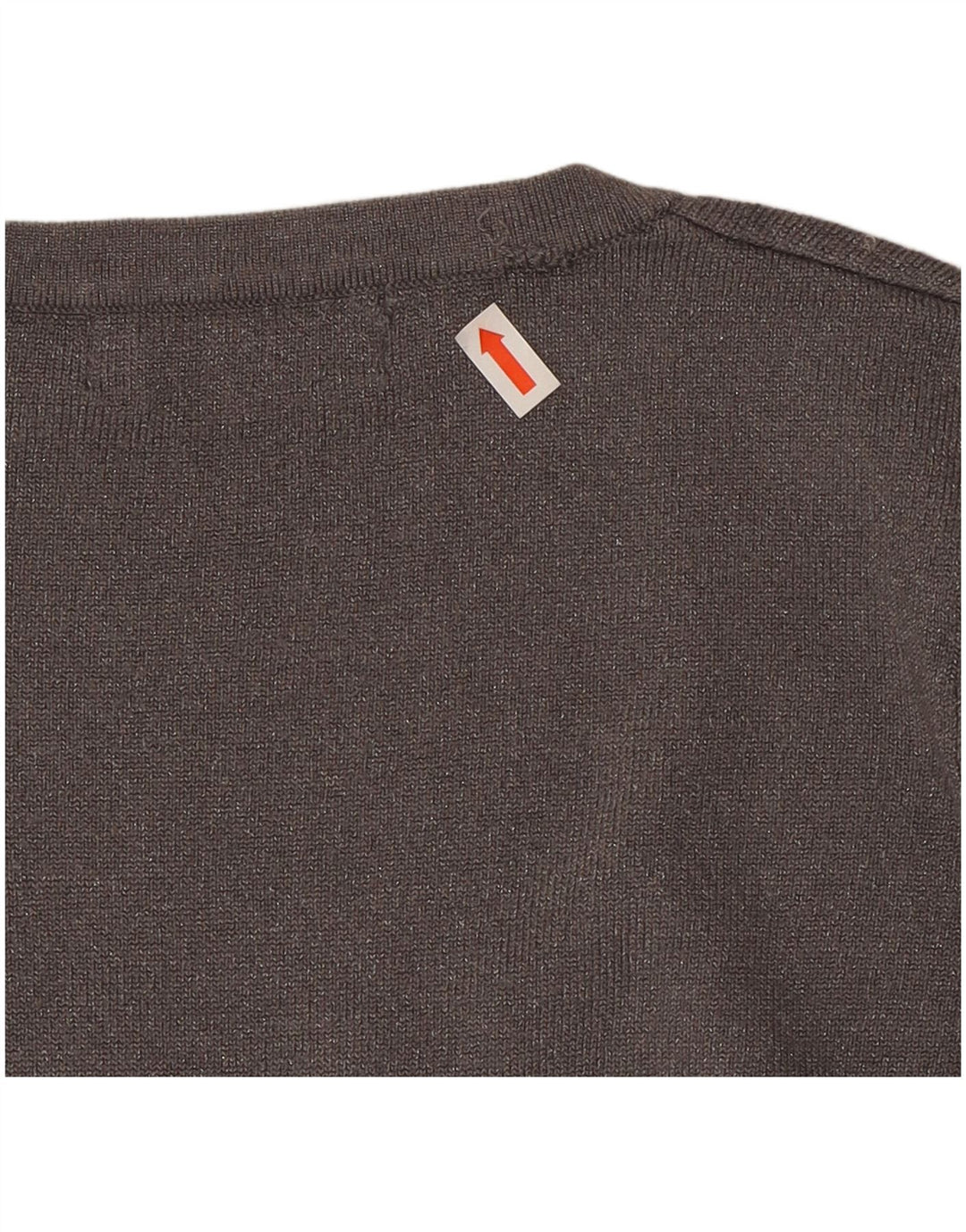 ZARA Womens Boat Neck Jumper Sweater UK 8 Small Grey Rayon