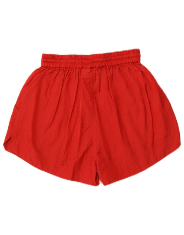 Pantaloncini sportivi REEBOK da donna UK 10 piccoli in nylon rosso