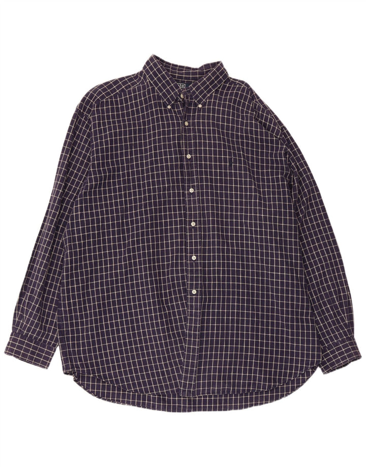 POLO RALPH LAUREN Camicia Blaire da uomo 2XL Cotone a quadri blu navy