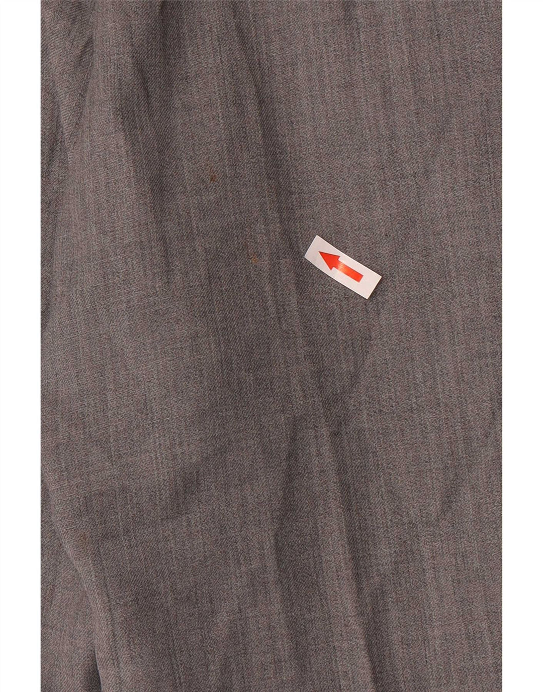 Pantaloni da abito dritti da uomo Marks & Spencer W40 L29 Lana grigia