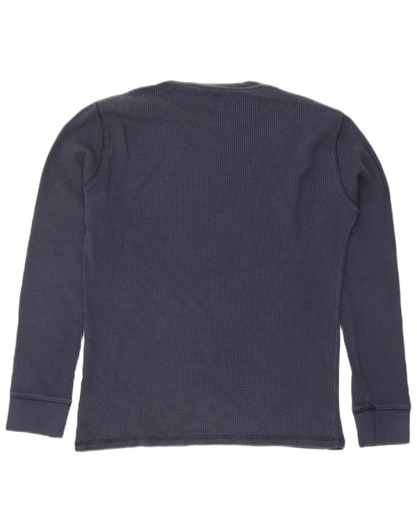 Levi's Top da uomo a maniche lunghe piccolo blu navy