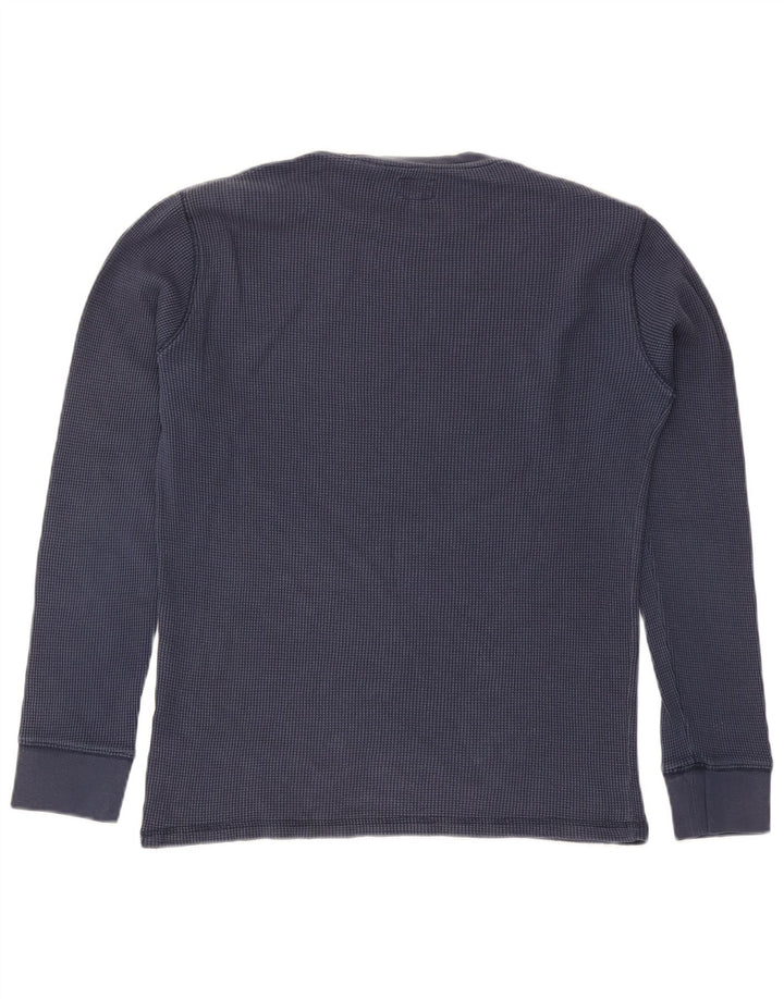 Levi's Top da uomo a maniche lunghe piccolo blu navy