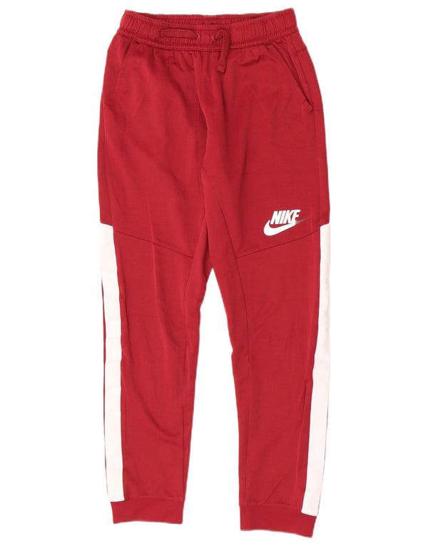 Pantaloni da tuta da ragazzo Nike Joggers 13-14 anni XL Bordeaux Colourblock