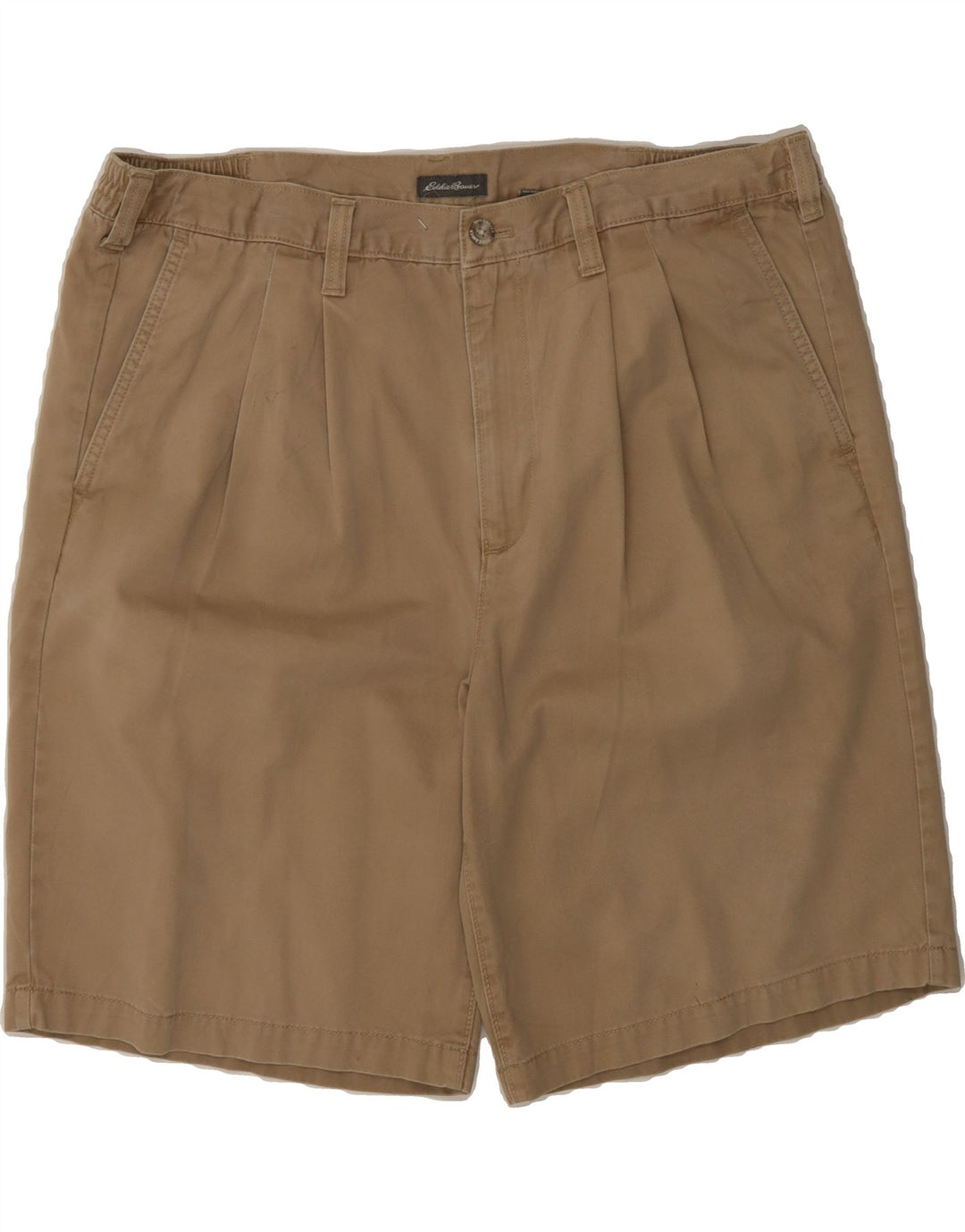 EDDIE BAUER Mens Pegged Chino Shorts W38 XL Brown Cotton Vintage Eddie Bauer and Second-Hand Eddie Bauer from Messina Hembry 