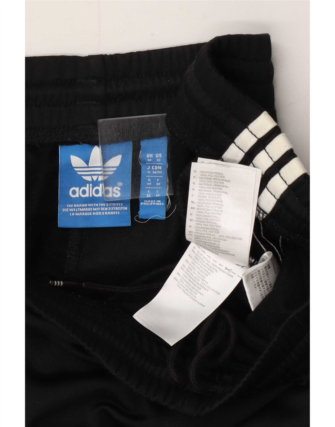 Pantaloni da tuta da uomo Adidas Medium Nero Poliestere
