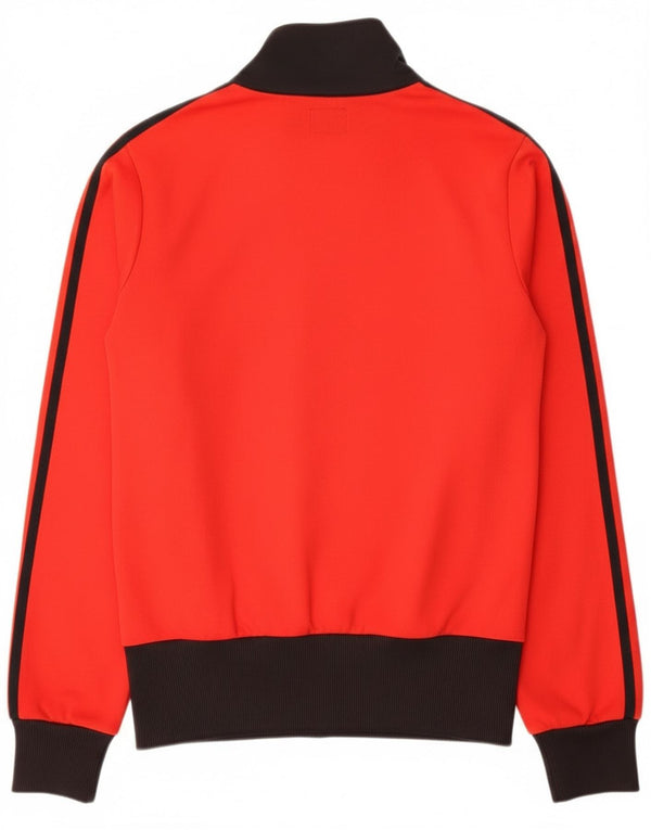 Giacca da tuta da donna Adidas EU 38 cotone color block rosso medio