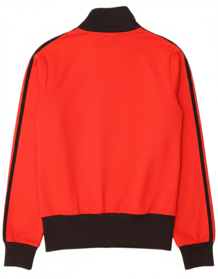 Giacca da tuta da donna Adidas EU 38 cotone color block rosso medio