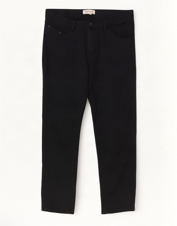 Pantaloni casual dritti da donna Diesel W29 L28 cotone nero