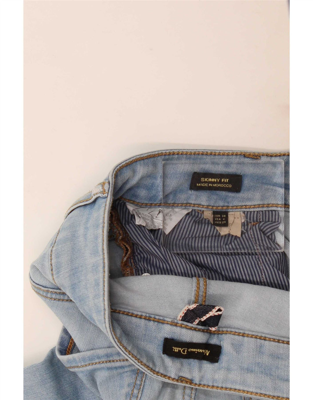 Jeans skinny da donna Massimo Dutti EU 38 Small W28 L28 Blu