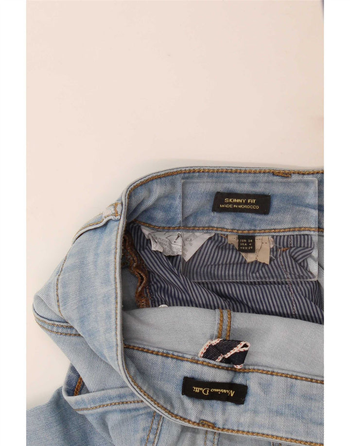Jeans skinny da donna Massimo Dutti EU 38 Small W28 L28 Blu
