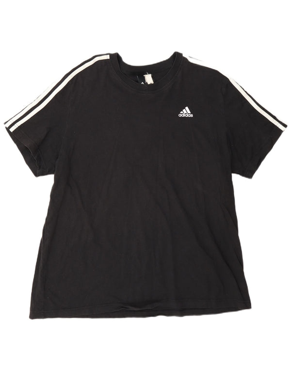 T-shirt da uomo Adidas Top 2XL cotone nero