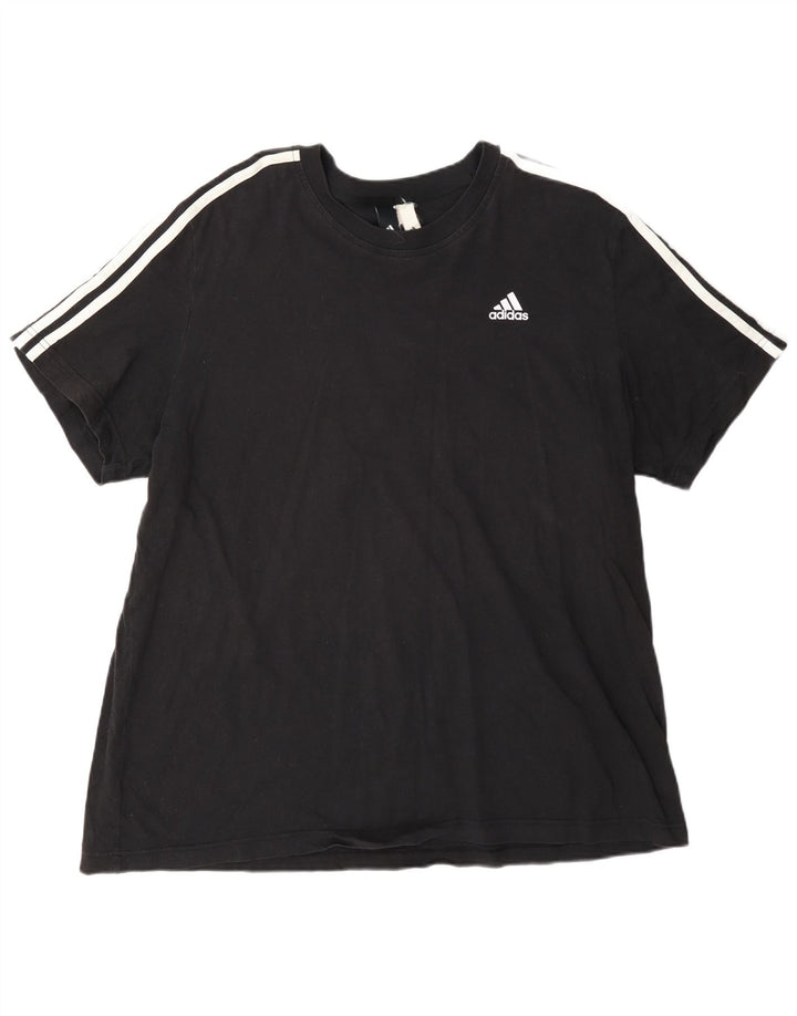 T-shirt da uomo Adidas Top 2XL cotone nero
