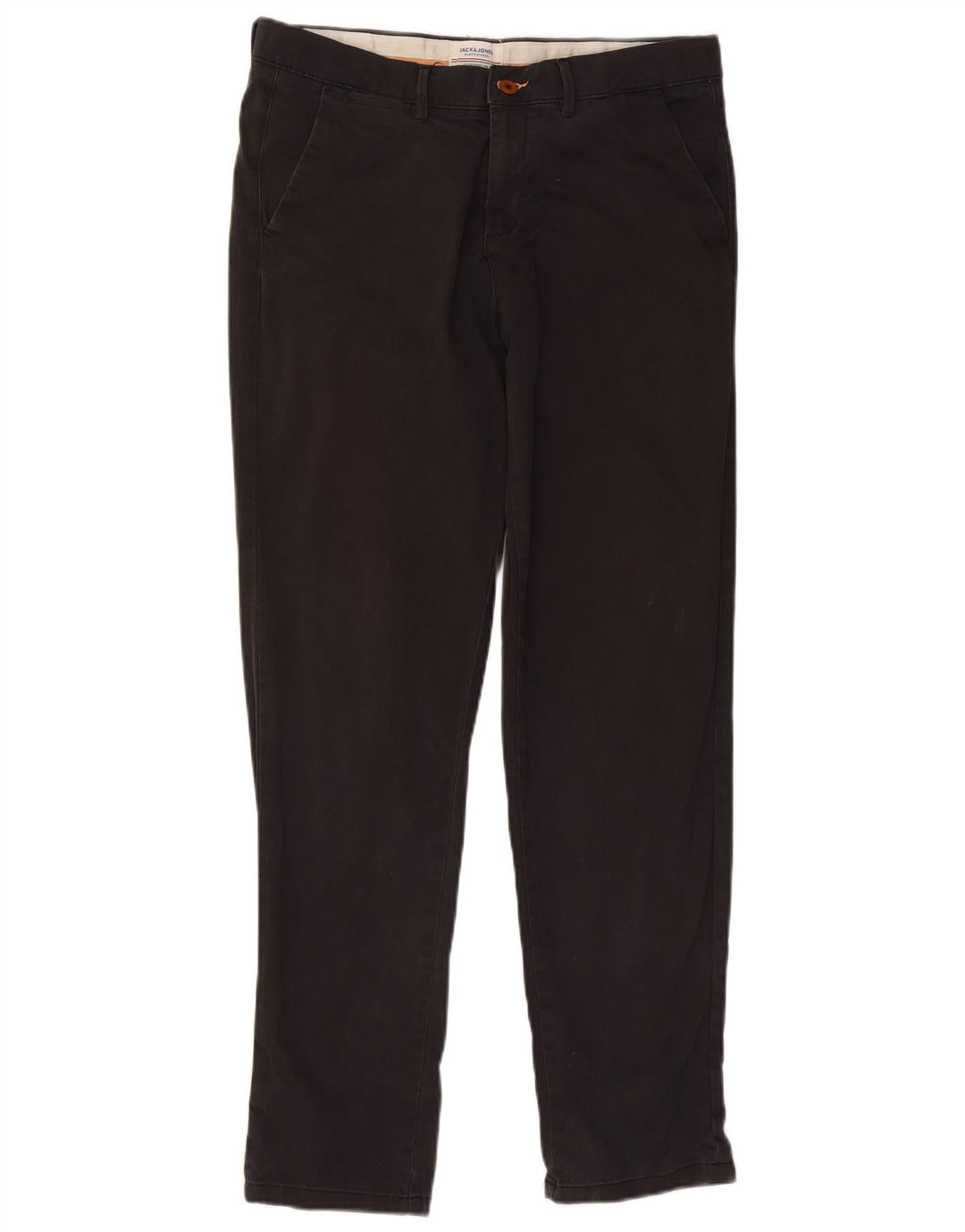Pantaloni chino slim da uomo Jack & Jones W34 L31 neri