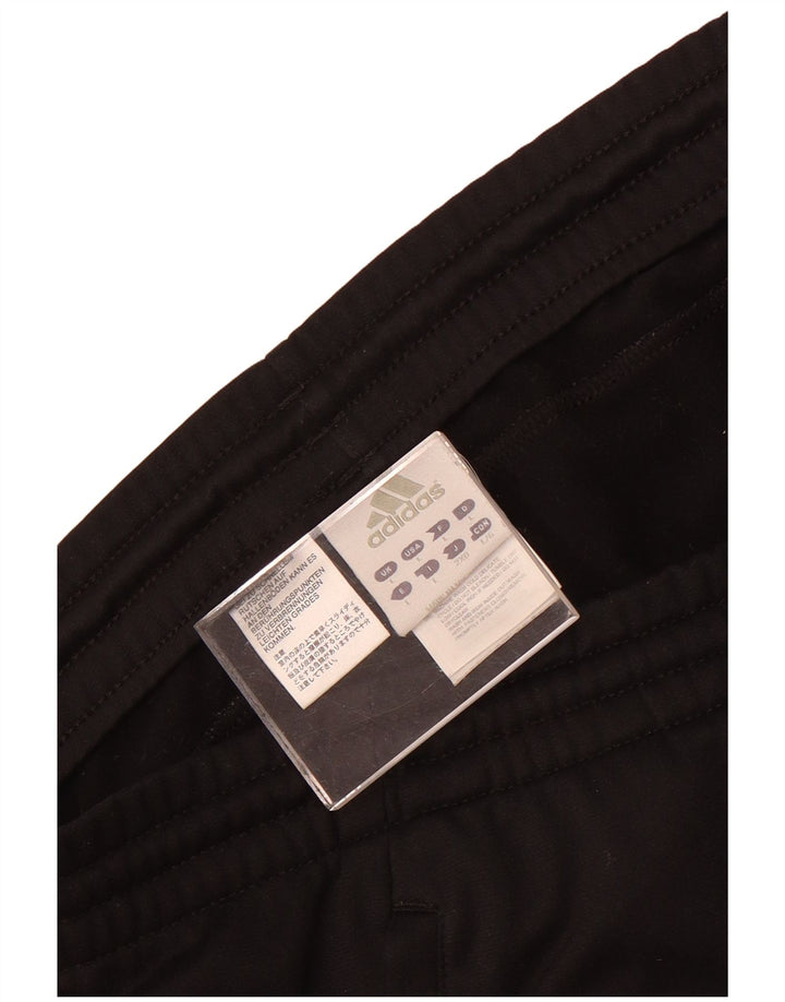 Pantaloni da tuta da uomo Adidas Large neri in poliestere