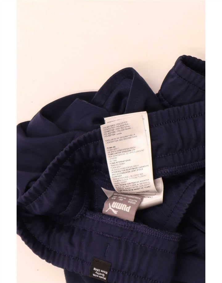 Pantaloni da tuta da ragazzo Puma Joggers 15-16 anni in poliestere blu navy