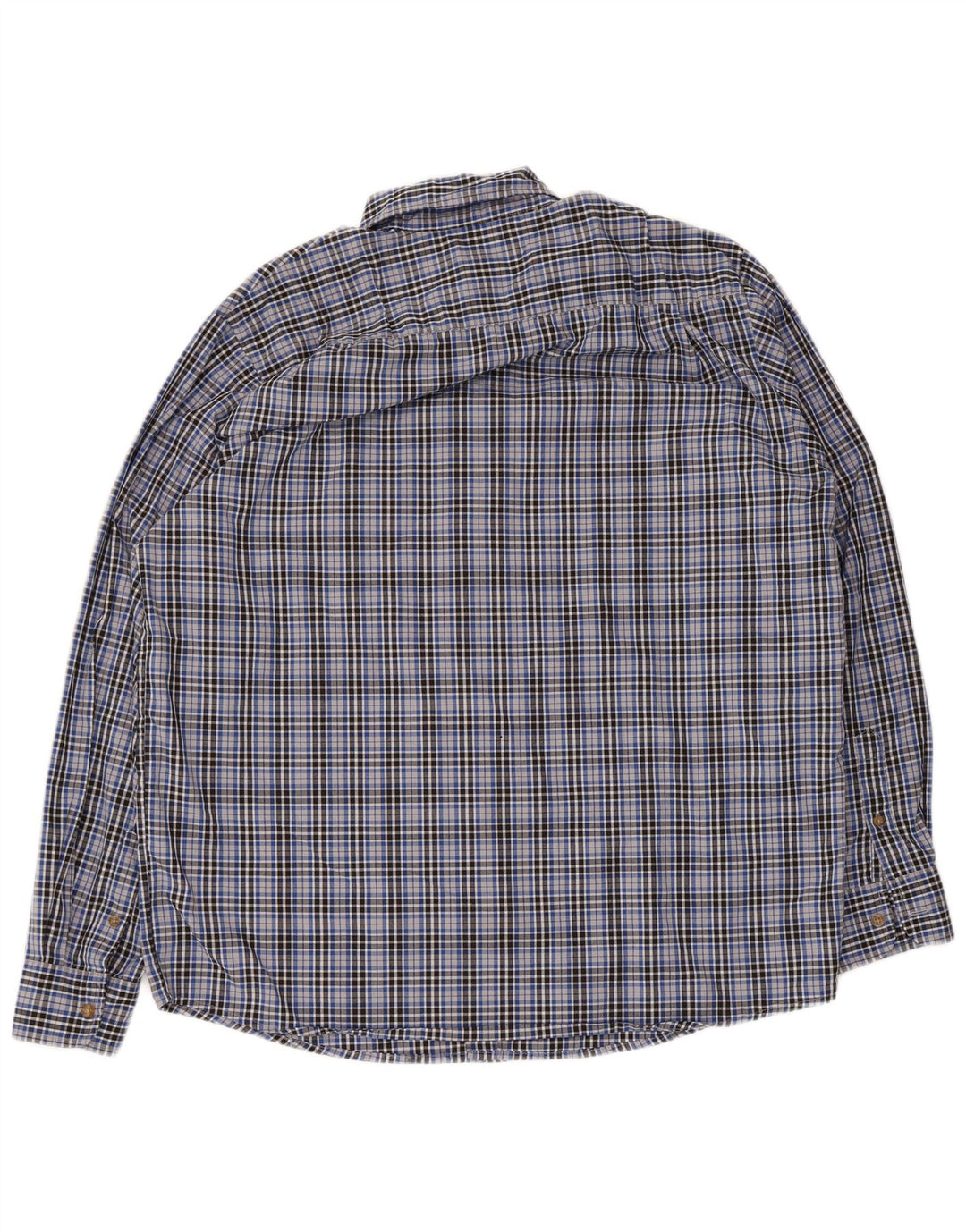 Camicia da uomo Wrangler in cotone a quadri grandi blu