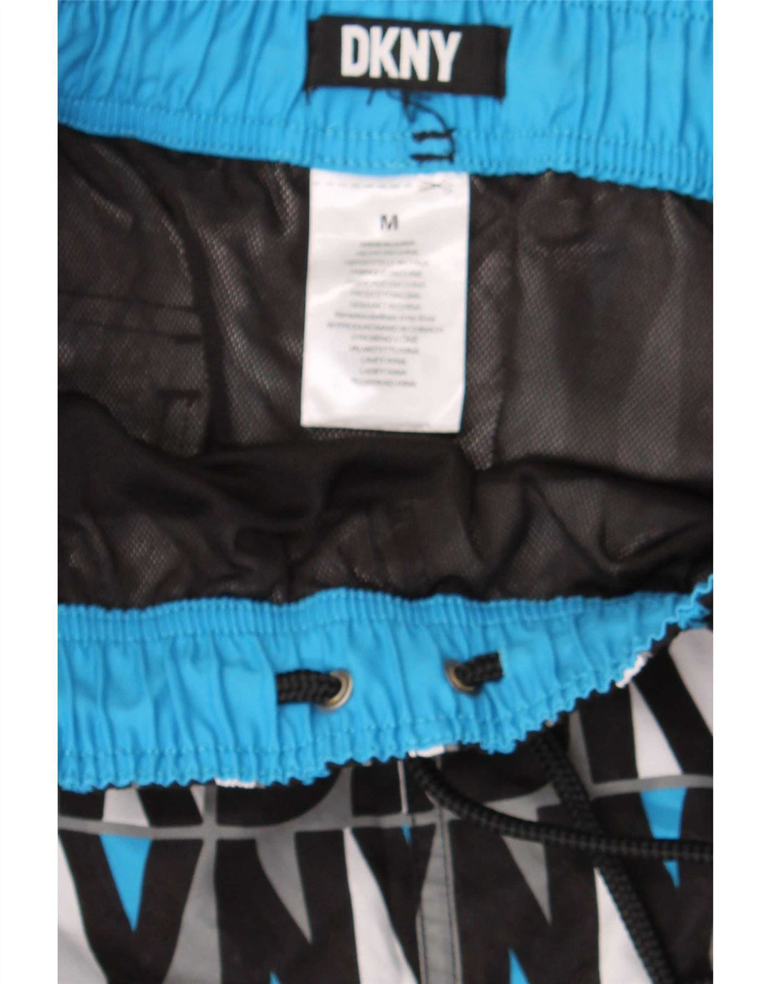Pantaloncini da bagno grafici da uomo Dkny Poliestere medio multicolore