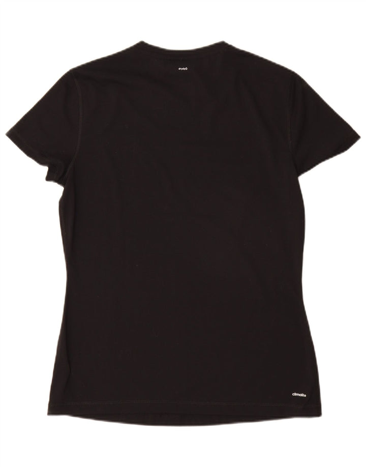 T-shirt Adidas Climalite da donna Top UK 12/14 poliestere nero medio