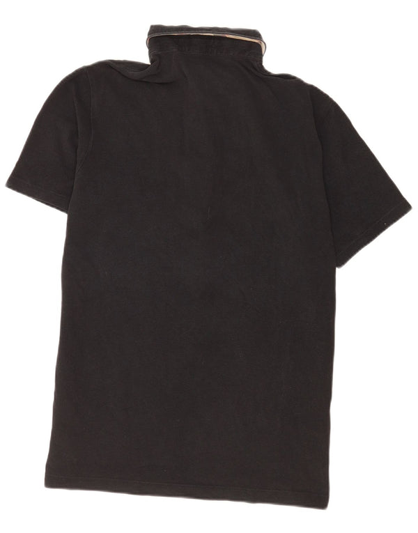Polo da uomo Burberry media nera